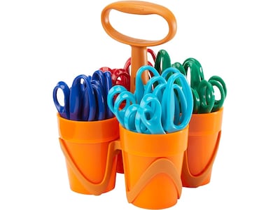 Fiskars 5 Metal Kids Scissors, Blunt Tip, Assorted Colors 24/Pack (1071262/1067049)