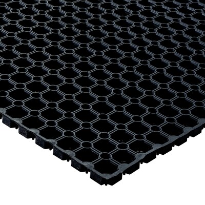Floortex Doortex Octomat Outdoor Entrance Mat, 48 x 32, Black (NREMFLRU0101)
