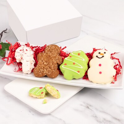4PC Holiday Cookie Box - Bake Me A Wish!