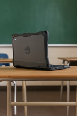 SaharaCase Venture Series Case for HP Fortis x360 11 Chromebook (2in1) G3,G4,G5 EE, Shock-Absorbing, Clear/Black