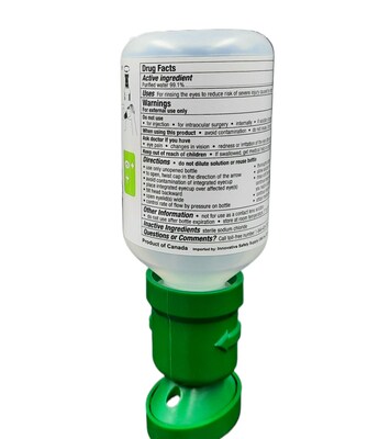 Plus Rinse Saline Eyewash Bottle, 6.8 oz., 2/Pack (45991-2)