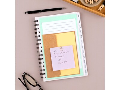 2025 Cambridge Alicia 5.5" x 8.5" Weekly & Monthly Planner, Poly Cover, Pink/Black (1726-200-25)