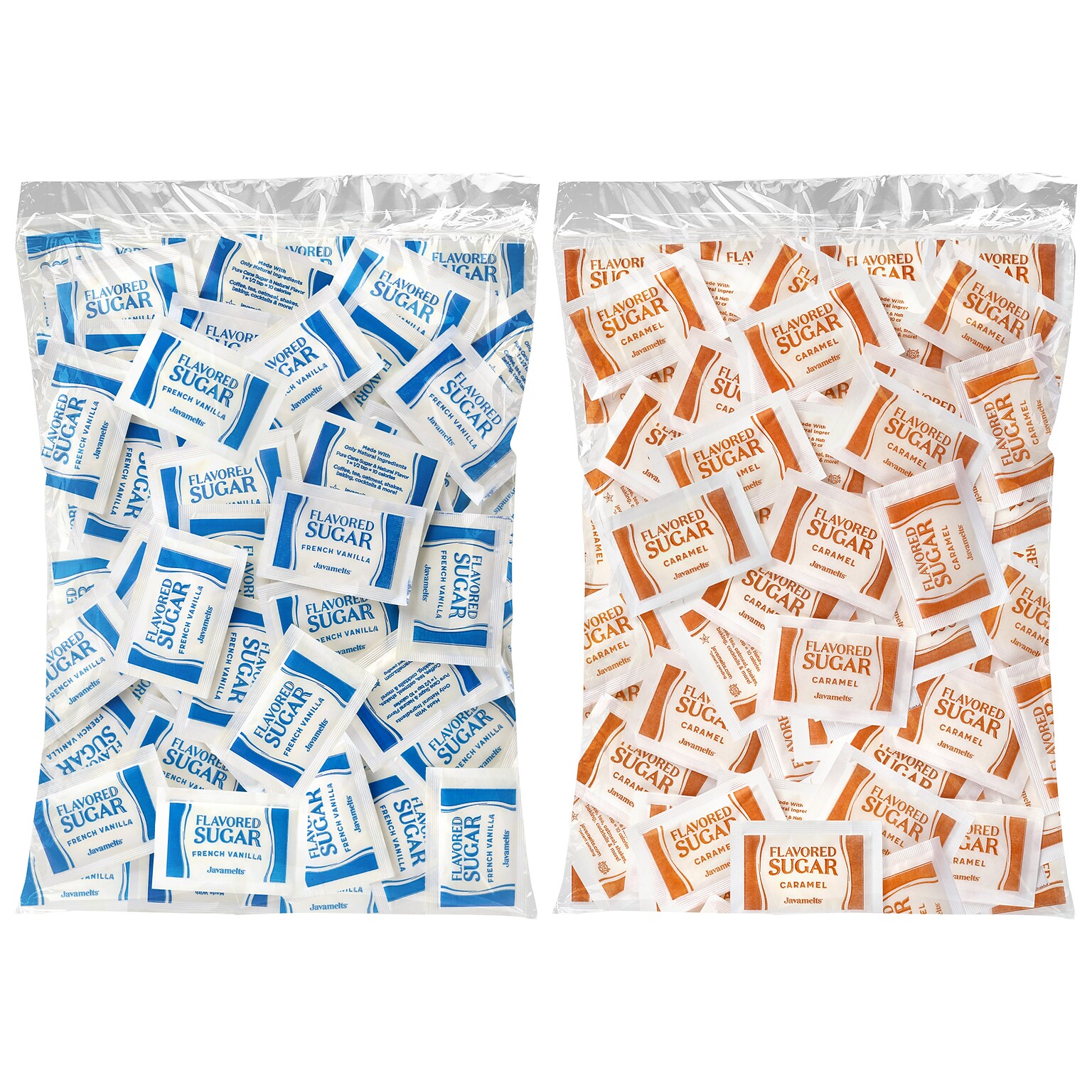 Javamelts Flavored Sugar Variety Packets, 250/Pack (700-00196)