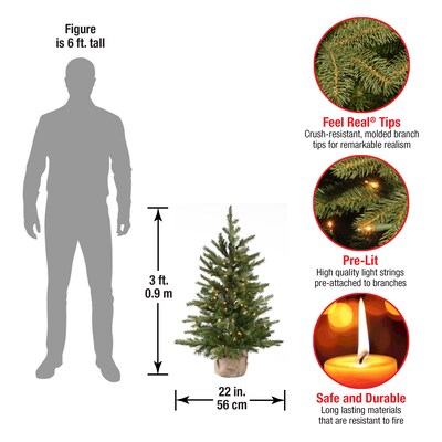 National Tree Company Nordic Spruce® Artificial Christmas Trees PENS1-333-30-1