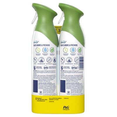 Febreze Air Mist Air Freshener Spray, Gain Original Scent, 8.1 oz., 2/Pack (4150/78107)