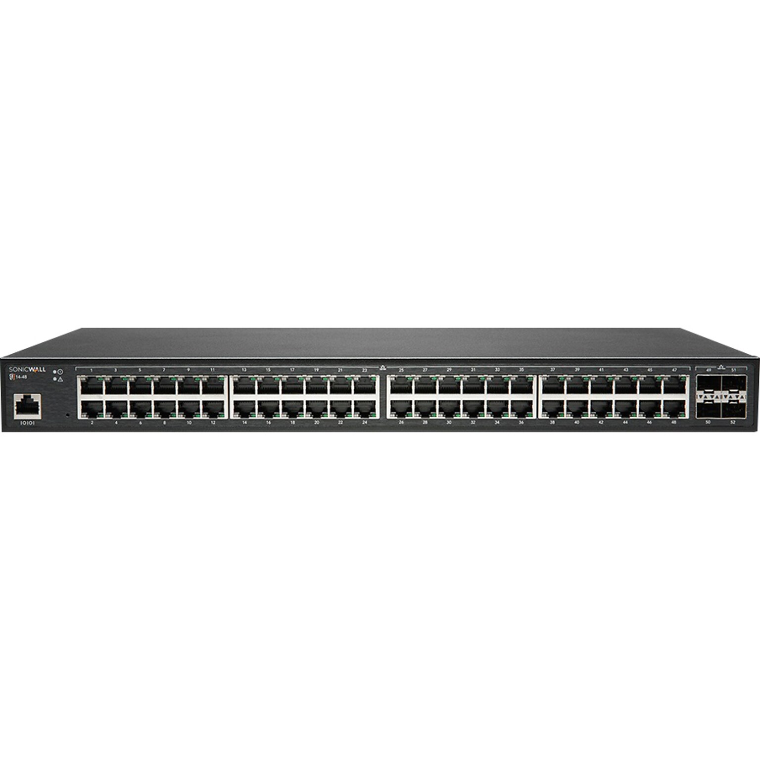 SonicWALL 48-Port Gigabit Ethernet Managed Switch, Black (02-SSC-2465)