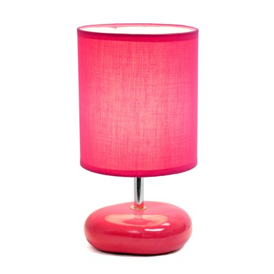 Simple Designs 10.24 LED Table Lamp, Pink (LT2005-PNK-LB)