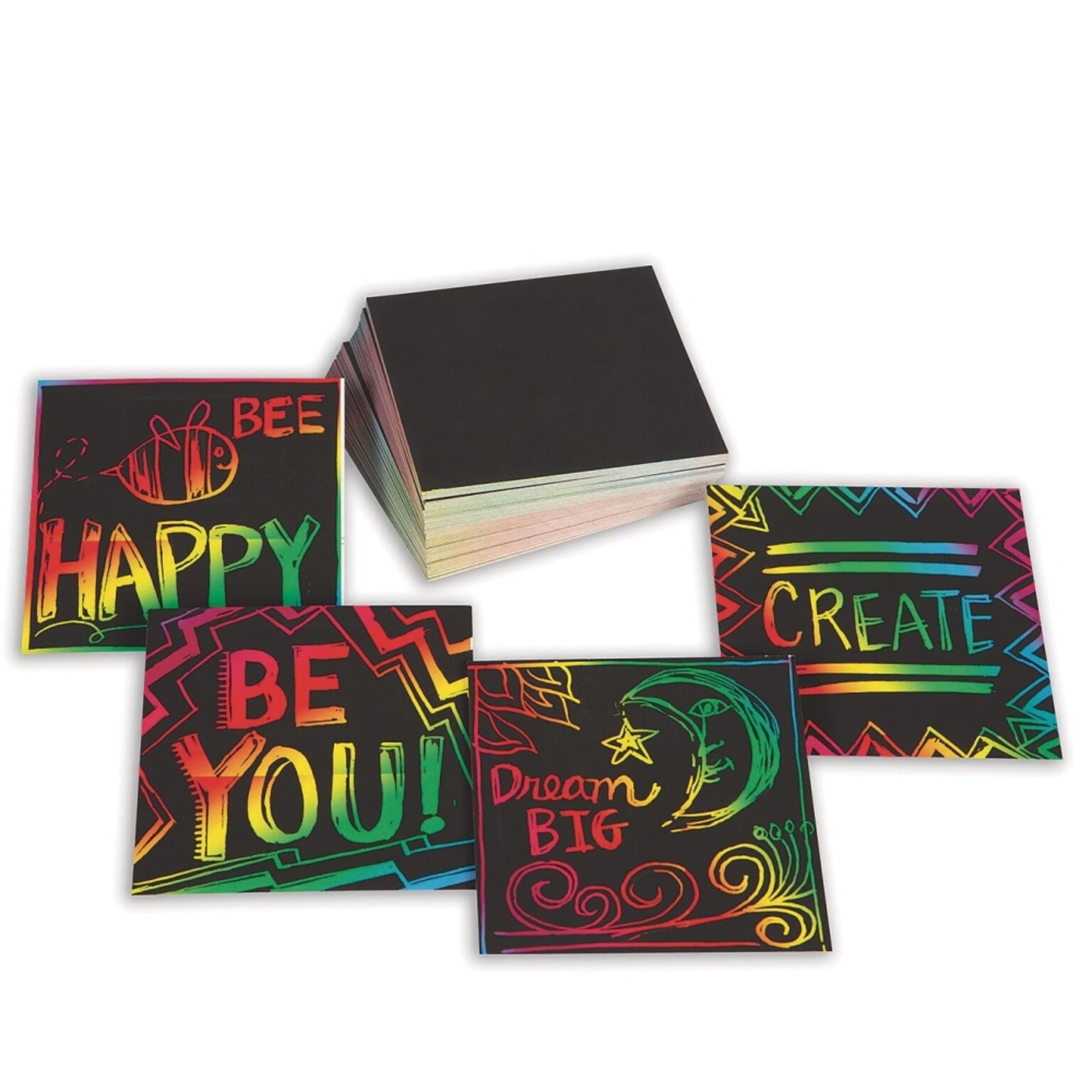 S&S Worldwide Scratch Artist® Mini Sheets (Pack of 100)