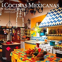 2024 BrownTrout Kitchens of Mexico 12 x 24 Monthly Wall Calendar (9781975462383)