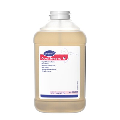 Diversey Good Sense HC Liquid Air Freshener for Diversey J-Fill, Clean Fresh Scent, 84.5 oz. , 2/Carton (905388)