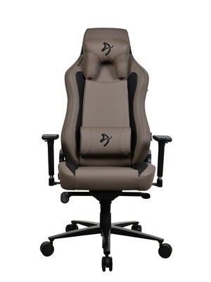 Arozzi Vernazza SoftPU Faux Leather Ergonomic Racing Gaming Chair, Brown (VERNAZZA-SPU-BWN)