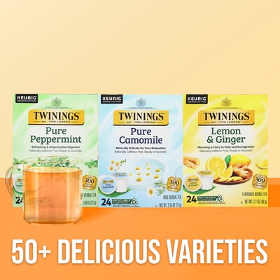 Twinings Pure Camomile Herbal Tea, Keurig® K-Cup® Pods, 24/Box (TNA85790)