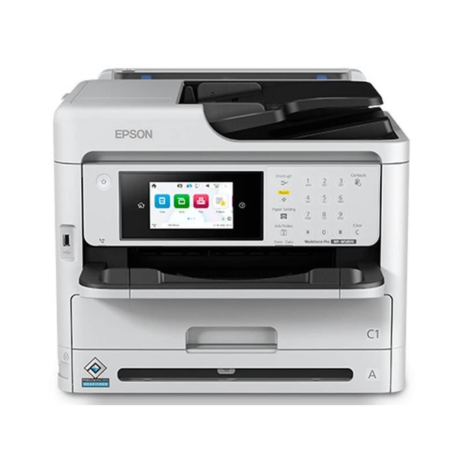 Epson WorkForce Pro WF-M5899 Inkjet Printer, All-In-One, Print, Scan, Copy, Fax (C11CK76201)