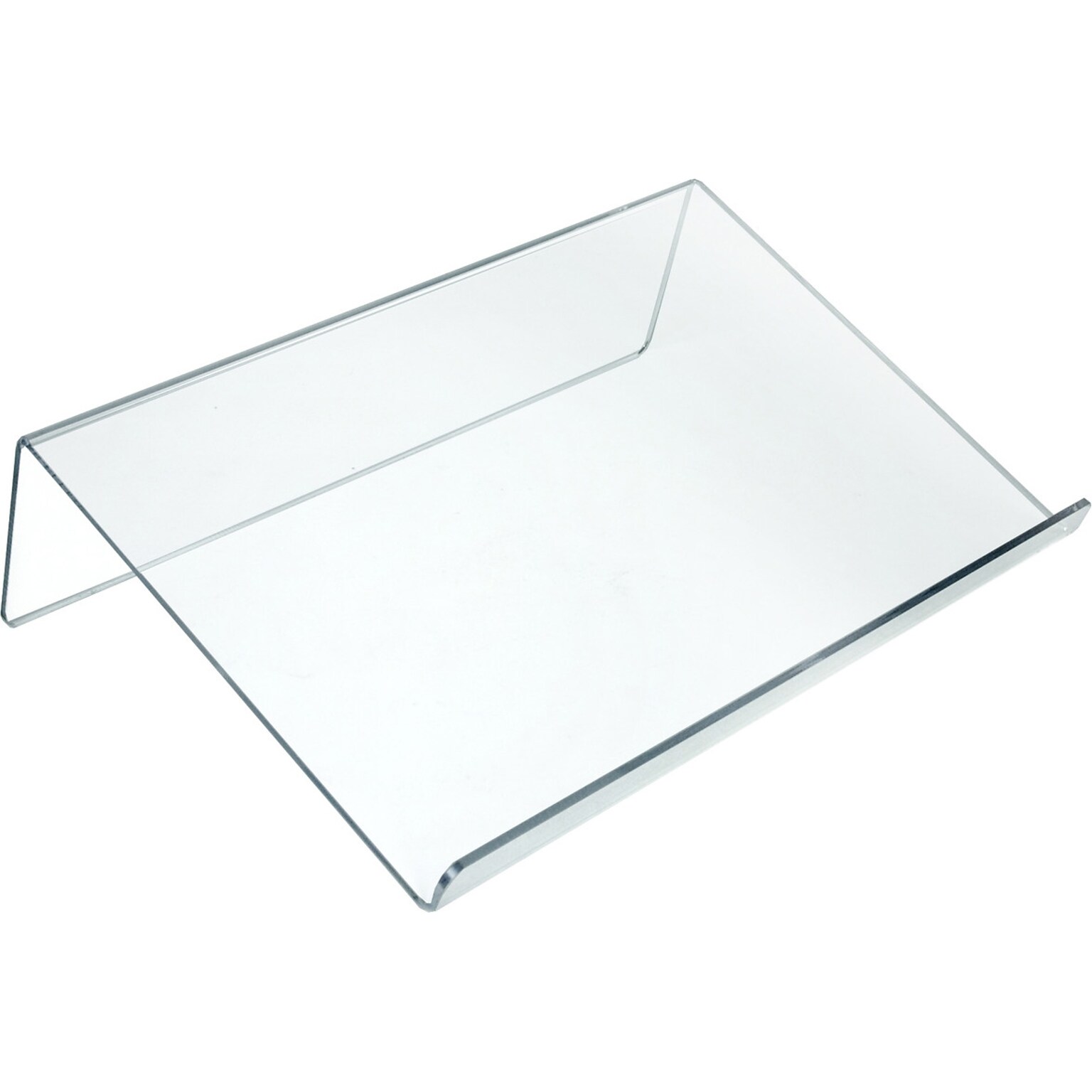Azar Plastic Document Stand with Lip, Clear (515542)
