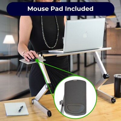 Uncaged Ergonomics WorkEZ Cool Laptop Riser Silver (WECs)
