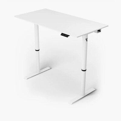 Arozzi Arena Nordico 55W Electric Adjustable Standing Desk, White (ARENANRDWTWT)
