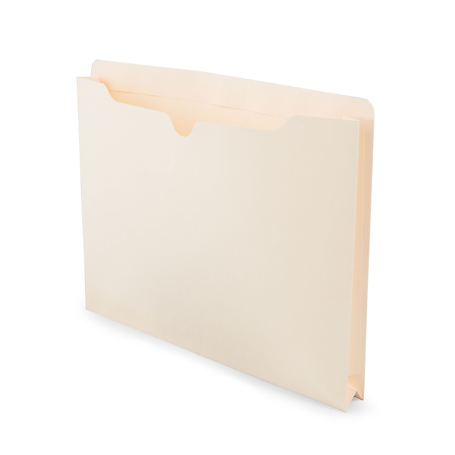 Staples Reinforced File Jacket, 1.5 Expansion, Letter Size, Manila, 50/Box (TR119172)