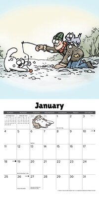 2026 Willow Creek Simon's Cat 7" x 7" Monthly Wall Calendar (53751)