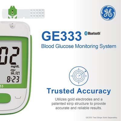 GE GE333 Blood Glucose Monitoring System, Green