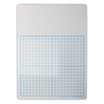 Flipside Products Melamine 1/2 Graph Dry Erase Board, 11 x 16, 3/Pack (FLP111623)
