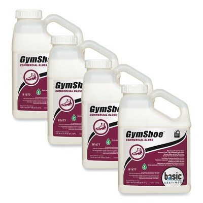 Betco GymShoe Gloss Sport Finish, Mild Scent, 1 Gal. Bottle, 4/Carton (BETB16774312)