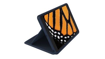 Logitech Rugged Combo 3 Touch Keyboard Case with Trackpad for iPad 7th/8th/9th Gen, Classic Blue (920-010341)