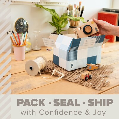 Scotch 9.5" x 6" x 3.75" Shipping Box, 32 ETC (SD-BOX-SM)