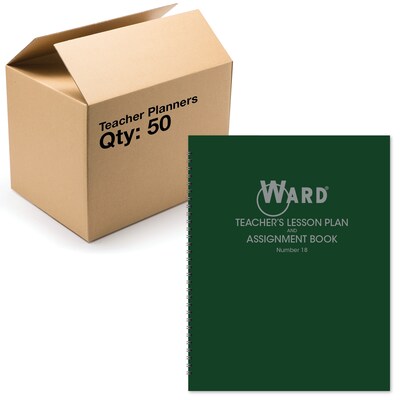 Ward Undated Lesson Planner, 8.5 x 11, 50/Pack (WRD-18-CP)
