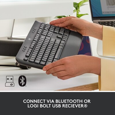 Logitech Signature K650 Comfort Full-Size Wireless Keyboard, Graphite (920-010908)