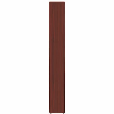 Lorell 84" 6-Shelf Bookcase with Adjustable-Shelves, Mahogany Laminate (LLR99750)