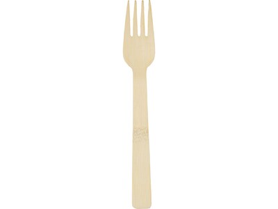 Dixie Compostable Bamboo Fork, Brown, 1000/Box (ANFBAM)