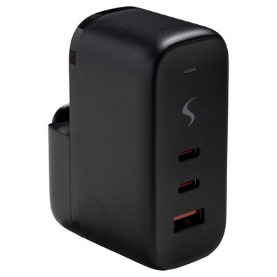 Scapade AirPower 65-Watt PD Multi-USB Travel Charger with International Plugs, Black (SCAPSTPD65)