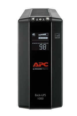 APC Back-UPS Pro 1000 VA Battery Backup, 8-Outlets, Black (BX1000M-LM60)