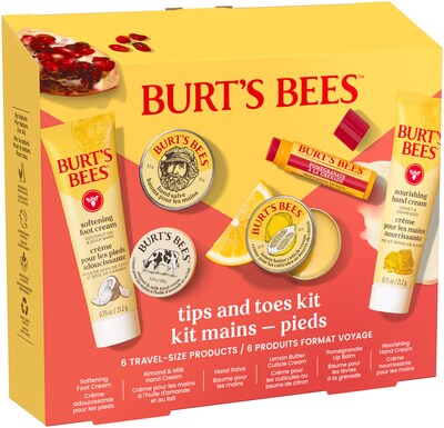 Burts Bees Tips & Toes Kit, 6 Pieces (00912)