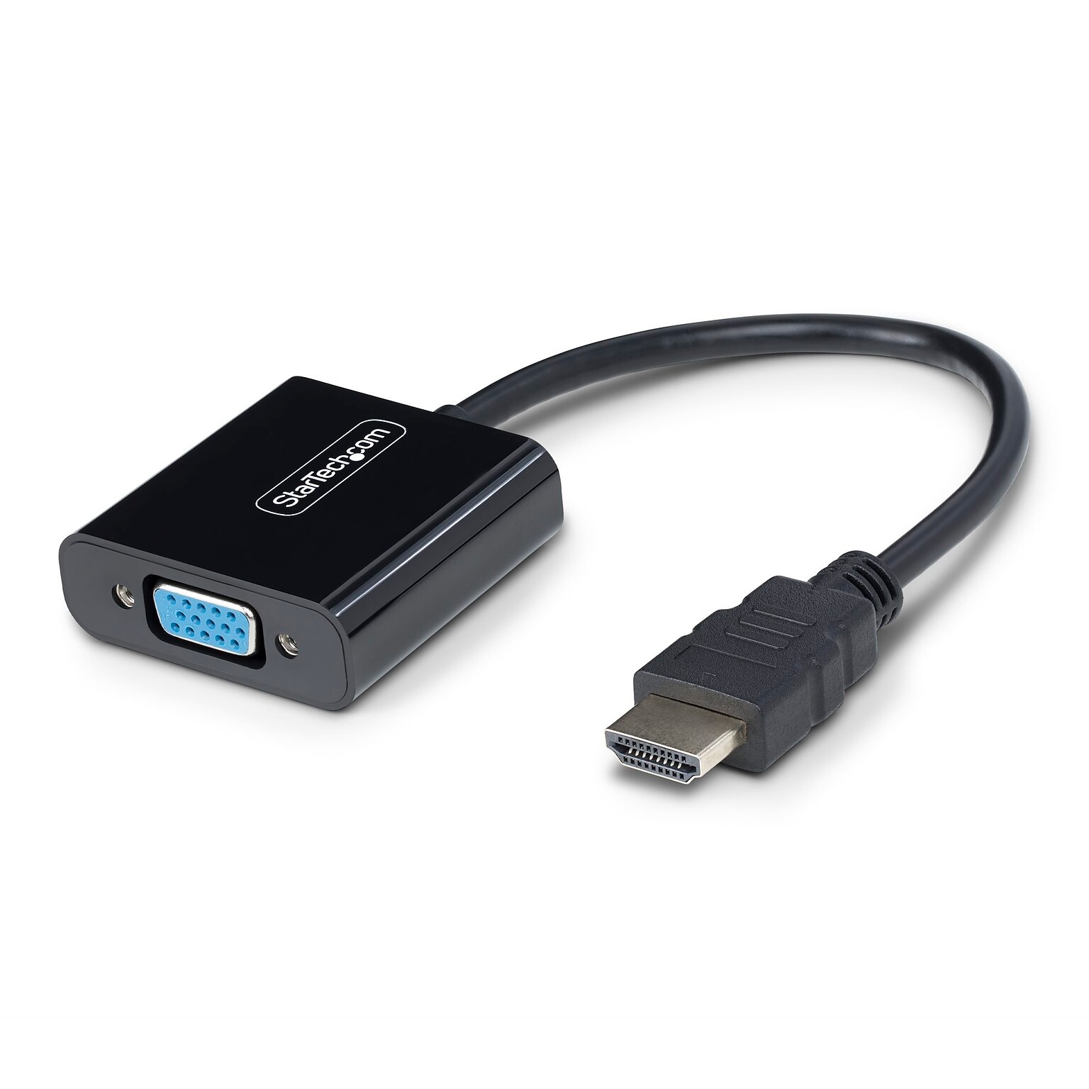 StarTech HD2VGA Series HDMI to VGA Video Adapter, Male, Black (HD2VGAE3)