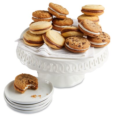 Deluxe 12 Sandwich Cookies by Bake Me A Wish!