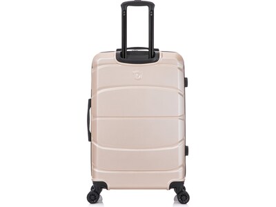DUKAP Sense 28" Hardside Suitcase, 4-Wheeled Spinner, TSA Checkpoint Friendly, Champagne (DKSEN00L-CHA)