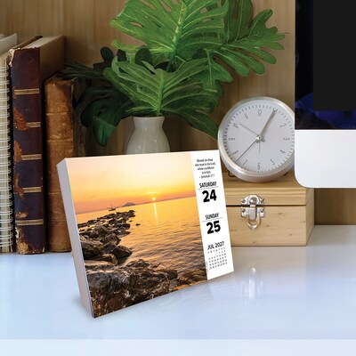 2027 Willow Creek Bible Verses 6.2" x 5.4" Daily Day-to-Day Calendar, Assorted Colors (63309)
