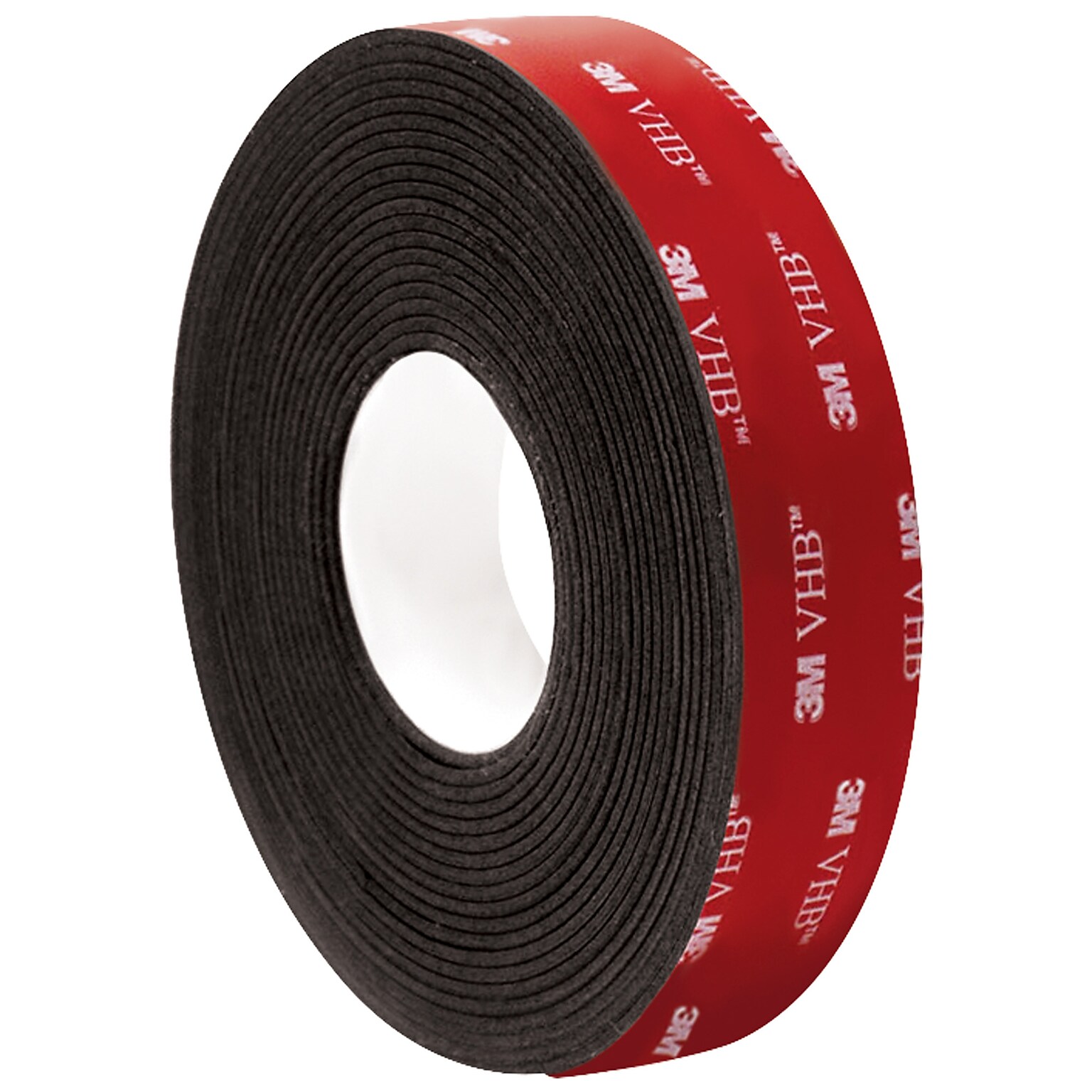 3M 5962 VHB Double Sided Tape, 1 x 5 yds., Black (VHB596201R)