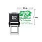 Custom 2000 Plus® PrintPro™ Q30 Self-Inking Square Stamp, 1-1/8" x 1-1/8"