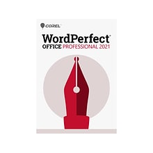 Corel WordPerfect Office Professional 2021 for 1 User, Windows, Download ( ESDWP2021PREF)