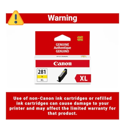 Canon CLI-281 XL Yellow High Yield Ink Cartridge (2036C001)
