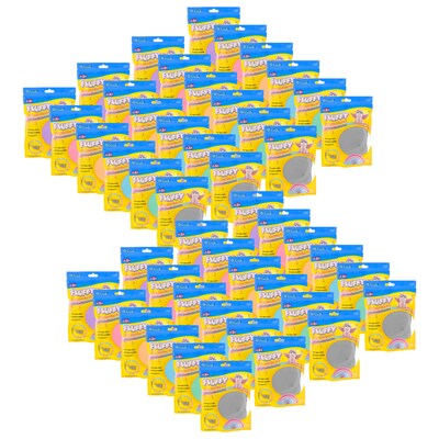 Bazic Air Dry Modeling Clay, Pastel Colors, 48 Packs/Carton (BAZ3354)
