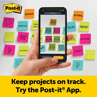 Post-it® Super Sticky Tabletop Easel Pad, 20" x 23", Primary Lined, 20 Sheets/Pad (563PRL)