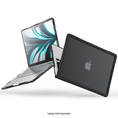 SaharaCase Raider Series Laptop Case for MacBook Pro 16-Inch (2021–2025, M1–M5), Black/Clear (LT00044)