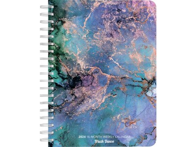 2024 Brush Dance Big Ambitions 6.9 x 9.8 Weekly & Monthly Planner, Multicolor (9781975469894)