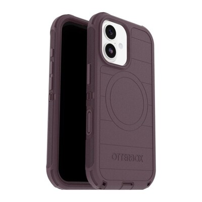 OtterBox Defender Pro MagSafe Phone Case for iPhone 17, Shock Absorbing, Purple Mystery (77-98409)