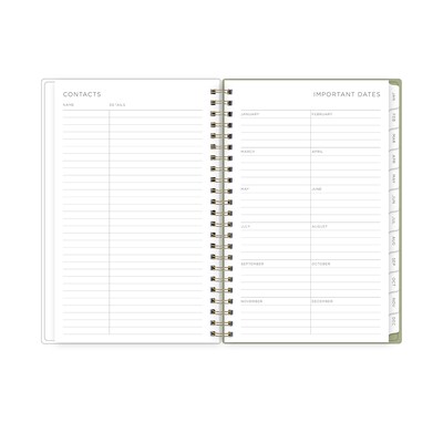 2026 Blue Sky Kelly Ventura Gardens 5" x 8" Calendar Year Weekly & Monthly Planner, Plastic Cover, Multicolored (153065)