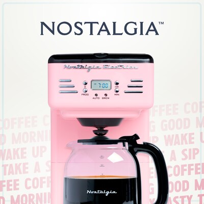 Nostalgia 12-Cups Automatic Coffee Maker (RCOF12PK)