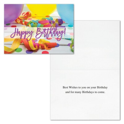 7 7/8" x 5 5/8" Birthday Assortment Cards, with Envelopes
